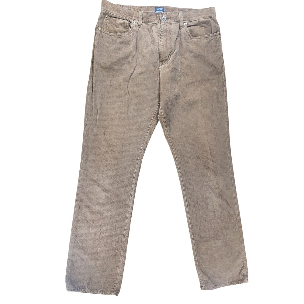 J. Crew The Bleecker Corduroy Pants Brown 34 x 34 Mens